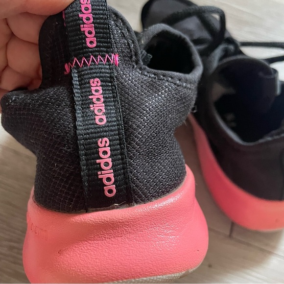 Adidas Cloudfoam Pure Running Shoes Lightweight Ombre Black Pink Size 8 - Picture 8 of 9